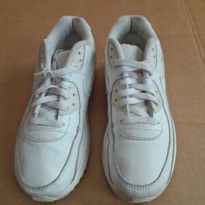 Nike Air Max 90 LTR (GS), CN6864 100 White Size Youth 7Y Women 8.5